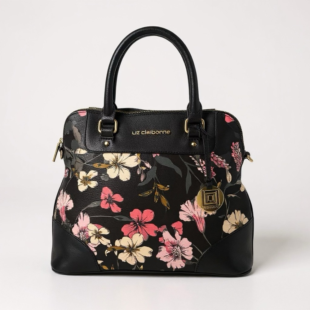Floral Leather Handbag